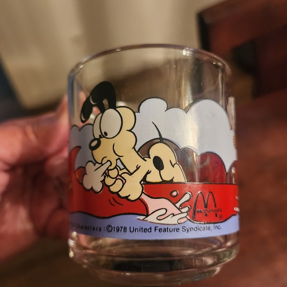 McDonalds Vintage 1978 Garfield Collection Glass Set Of 2 - Picture 3 of 4